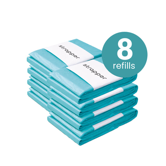 Strapper Odor Lock Afvalzakken 15/16L- Geschikt voor luieremmers van Korbell