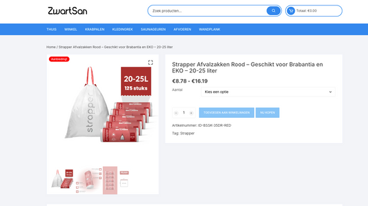Waarschuwing: nepwebsites verkopen onze producten