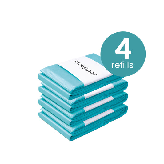 Strapper Odor Lock Afvalzakken 15/16L- Geschikt voor luieremmers van Korbell