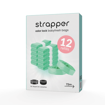 Strapper Odor Lock Afvalzakken voor Cassettes - Geschikt voor luieremmers van Tommee Tippee